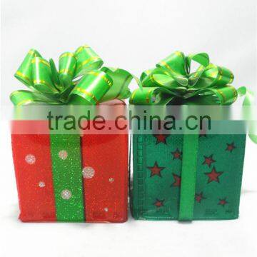 hot sale wholesale Christmas decoration acrylic led gift box