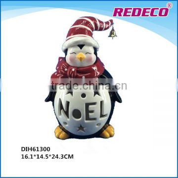 2017 celebration christmas decorating shining penguin