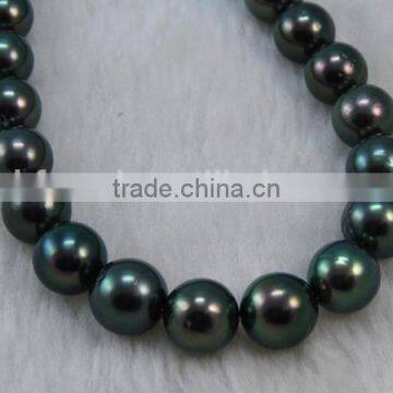 14-15mm AAA natural tahitian pearl strand