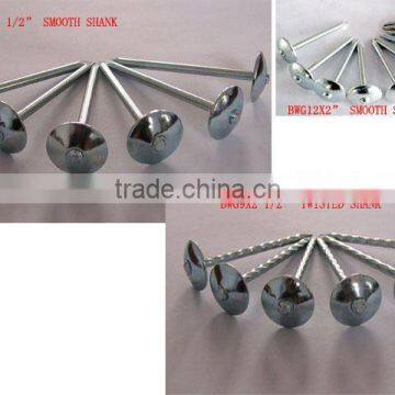 roofing nails with umbrella head