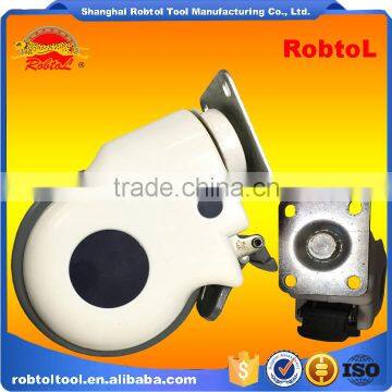 Mute Universal Drive Medical Castor Bed Chair Wheelchair Caster Wheel Fixed Swivel Brake Rubber Nylon pu Tpr pp photo-5