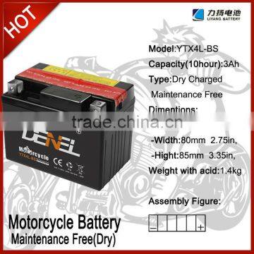 maintenance free motorcycle battery