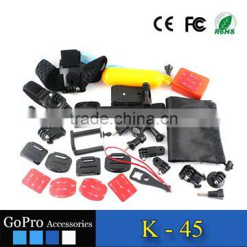Cheap Factory Price Hot Selling Action Camera Kits Gopros Accessories Sports DV Cases Mounts Sets photo-2