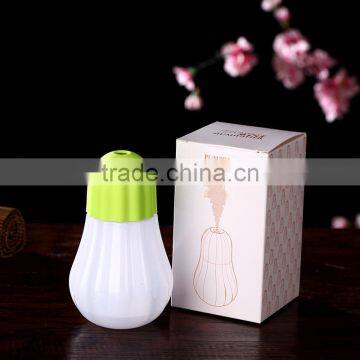 Colorful bulb humidifier led nightlight usb mini humidifier