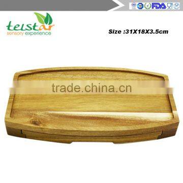 2016 Bamboo Cheese Board and Tools Set With Swivel Base photo-3