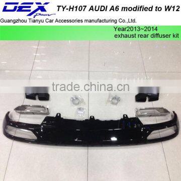 Auto Part Universal Exhaust Rear Diffuser Kit for Aut--i Modified to W12 photo-2
