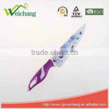 WCE568 5 Pcs Set Kitchen Knives Artwork Painting Blade PP+TPR Handle , Hot Sale, Wholesale photo-2
