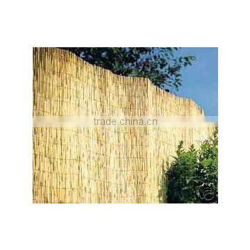 reed fence for decorating garden