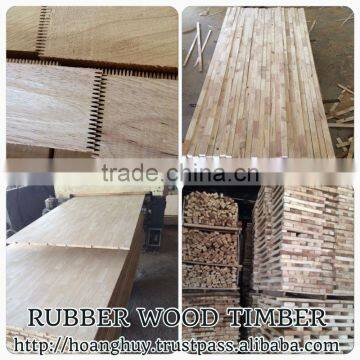 RUBBER WOOD TIMBER FROM HOANG HUY