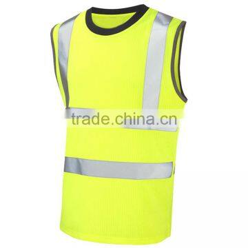 Mens vest wholesale work safety high visibility vest