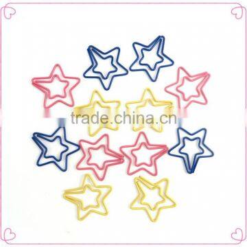 Creative Ligh Blue Color Star Shape Paper Clip in Transparent Box 12pcs/box photo-5