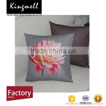 Personalized Pillow Cases Custom Linen Fabric Printed Cushion Cover photo-3