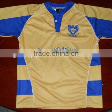 Hot selling full sublimated mens rugby jersey