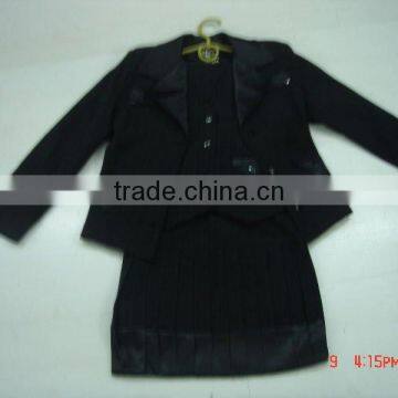 Girls School Uniform Suit, 2015 Girl Shirt Suit