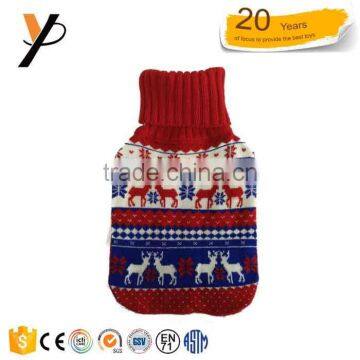 2000ml Classic Knitted Hot Water Bottle With Cover for Christmas Day photo-5