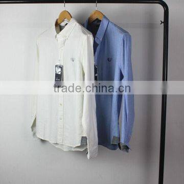 2015 top quality custom men shirt 100% men cotton shirts men's oxford shirt