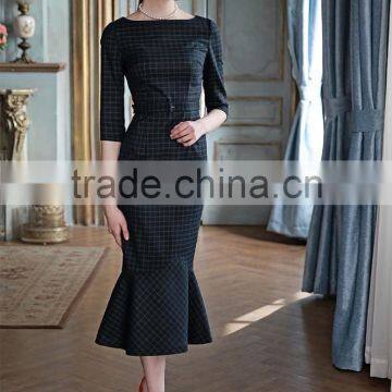 Fashion Design Ladies Elegent Fishtail Long Dress