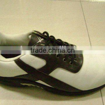 cheap price PU golf sport shoes for men women boys girls have spike for business sport on the grass
