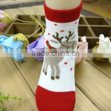 Fancy Striped Baby Socks Red and White Stripes Wholesale Price photo-2
