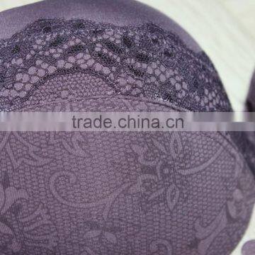 GZY Garment Stock Lots Classics Fashion Front Open Floral Lace Ladies Underwear Sexy Bra and Panty New Design