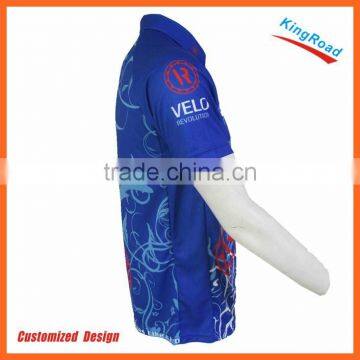 2016 High Quality Sublimated Transfer Printing Dry Fit Custom Polo Shirts With Free Designs and Small MOQ photo-2