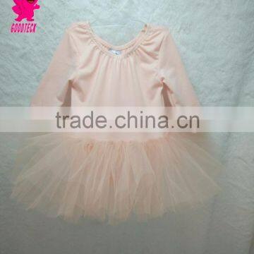 2016 Wholesale peach top with tulle skirt tutu onesie laotard,chevron dress onesie,chevron baby romper