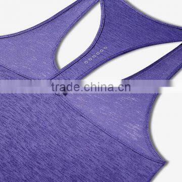 MGOO Lastest Design Low Cut Running Tank Top Women Lightweight Dri-fit Racer Back Singlet photo-5