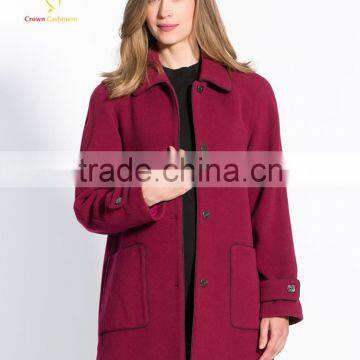 100% Cashmere Coats Ladies Winter Cashmere Coat Women