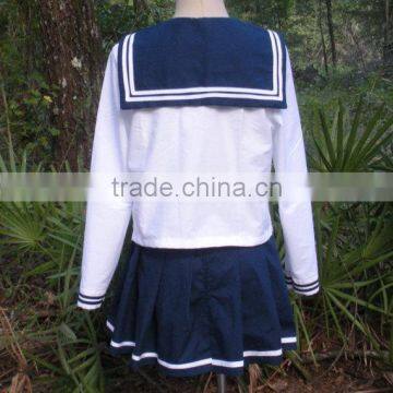 2017 New Design High School Sexy Japanese School Girl Uniform Designs photo-2