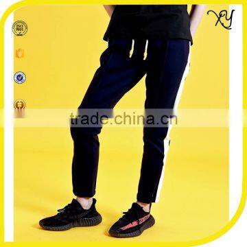 2017 fashion women fitness joggers track pants with embroidery logo