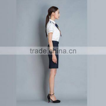 Elegant Good Quality Customize Airline Uniform Airline Stewardess photo-6