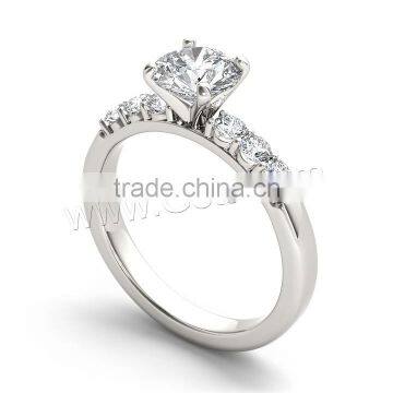 Cubic Zirconia Sterling Silver Finger Ring Size Finger Ring Cover Sex Finger Ring photo-3
