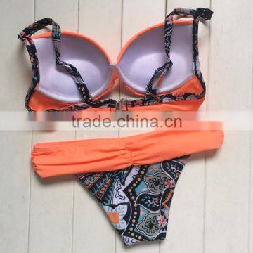 Wholesale Custom Bottom Swimsuit Girls Nylon Bikini Panties photo-4