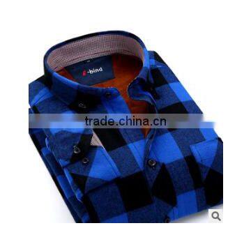2015 Custom Plaid Flannel Casual Shirt For Men photo-4