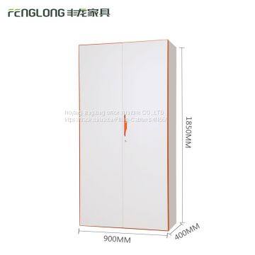 Knock Down Structure Steel/metal Swing 2 Door Filing Cabinet With 4 Shelves Inside photo-2