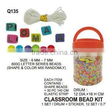 (Q135) 600G LETTER SERIES BEADS