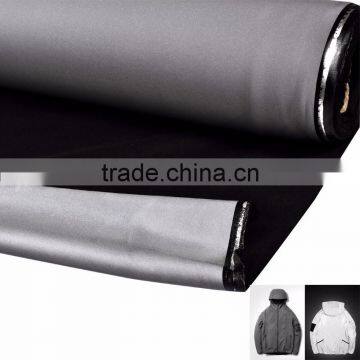 China manufacturer grey retro reflex safety fabric for jacket