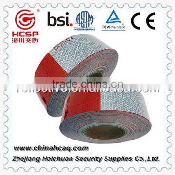 DOT-C2 reflective vehicle conspicuity tape with self adhesive,warning tape for truck