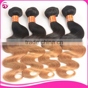 Hot Selling Gorgeous Two Tone Ombre Body Wave 10 Inch Brazilian Hair