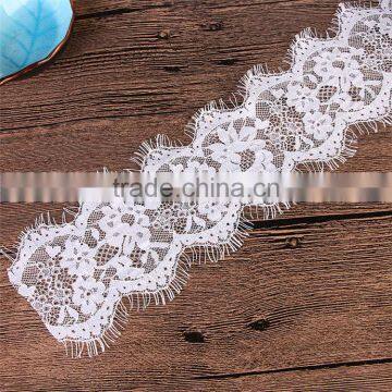 Garment Skirt Decorated Eyelash Lace Trim