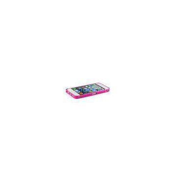 Pink Soft Heavy Duty  Bumper Protective Cell Phone Case For Iphone5 / 5g / 5s