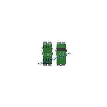 Short Ear Zirconia Ceramic Sleeve Fiber Optic Adapter LC / APC Duplex