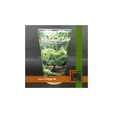 17oz blank coated latte glass mug