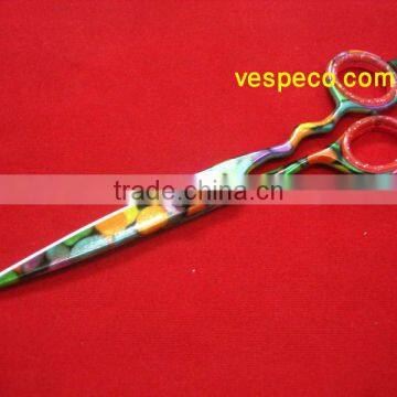 Barber Razor Edge Scissors , Paper Coated