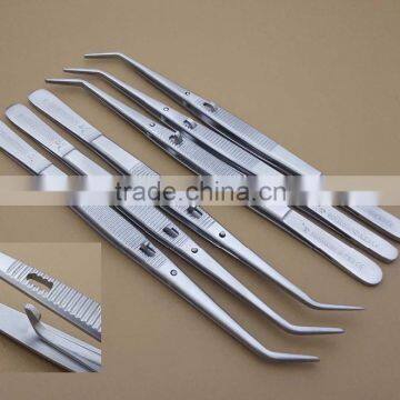 Dental College Cotton Tweezers with Self Locking