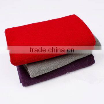 good quality cotton terry red bath towels