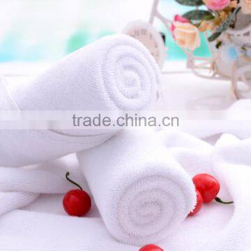 China supplier hotel bamboo towel white color 4pcs towel sets