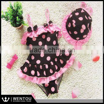 Fashion Polka Dot,Three-piece Cute Baby Bikini