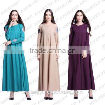 latest pirnted turqoise muslim dress cardigan /jj muslim Arabian middle east lace abaya kaftandress/ islamic muslim women dress