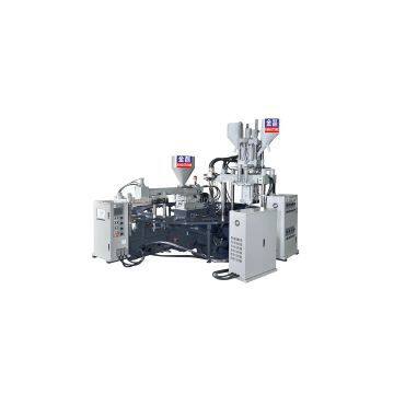 Three Color Plastic PVC Slipper Strap Injection Moulding Machine